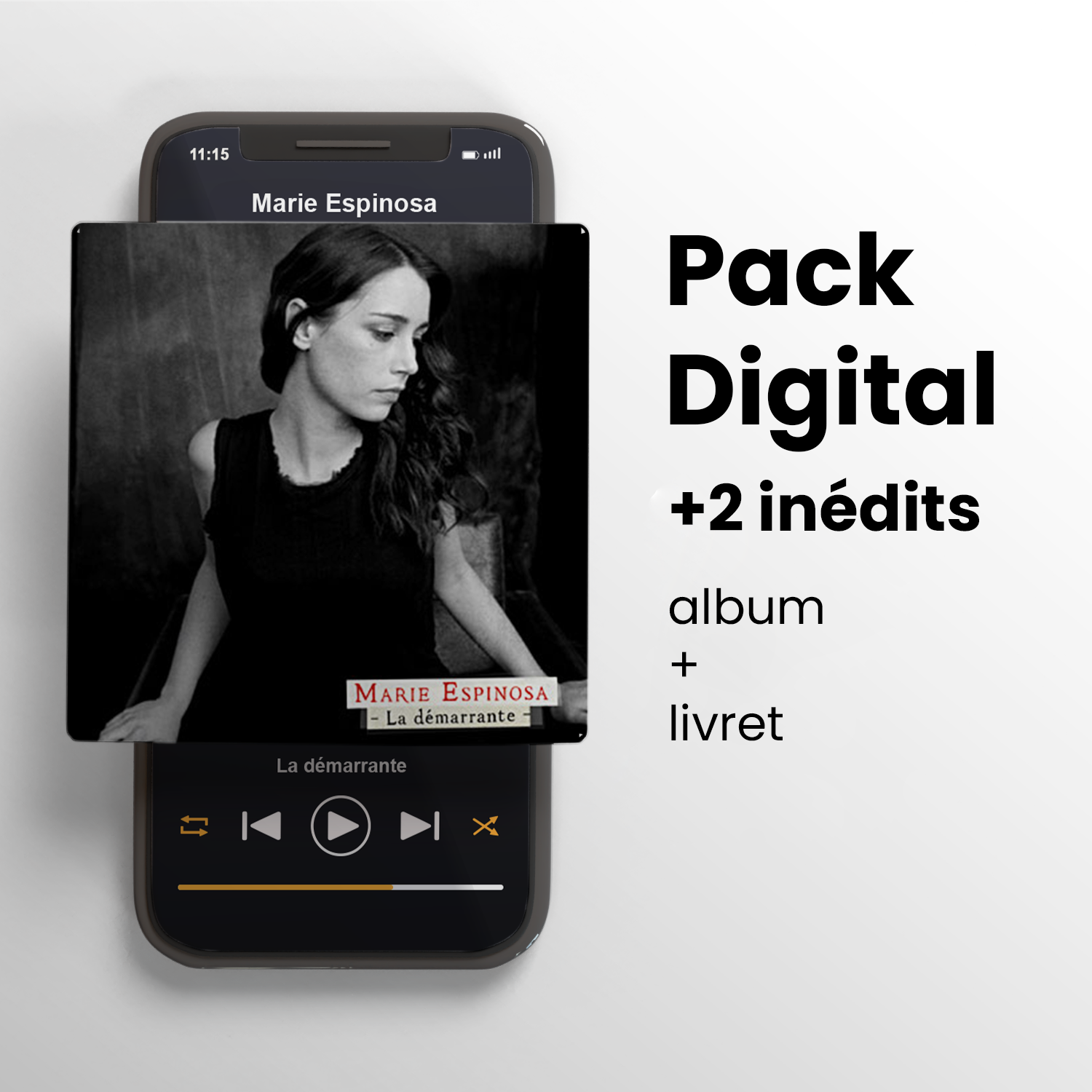 Pack digital "La Démarrante" (album + livret + 2 inédits) | Marie Espinosa