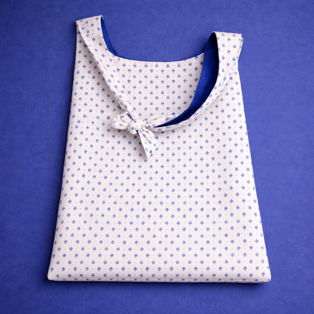 Tote bag noué à l’épaule – fait main | La Provence de Marie Série limitée